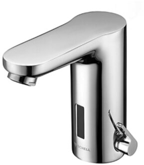 Schell Celis E 1 gats wastafelkraan inclusief temperatuur regelaar inclusief infrarood sensor elektr