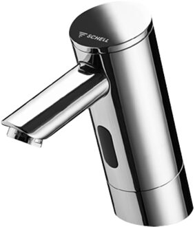 Schell Elektronische Wastafelkraan Schell Puris E Chroom 16 cm (exclusief stroomvoorziening)