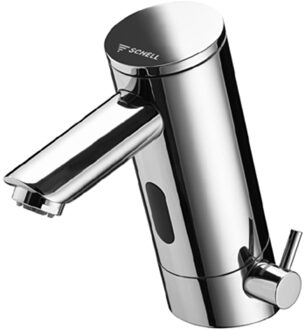 Schell Elektronische Wastafelmengkraan Schell Puris E Chroom 16 cm (exclusief stroomvoorziening)