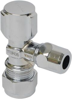 Schell Hoekstopkraan 15mm X 10mm Chroom
