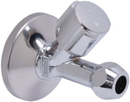 Schell Hoekstopkraan Recht Met Rozet 1/2" Buitendraad X 10mm Chroom