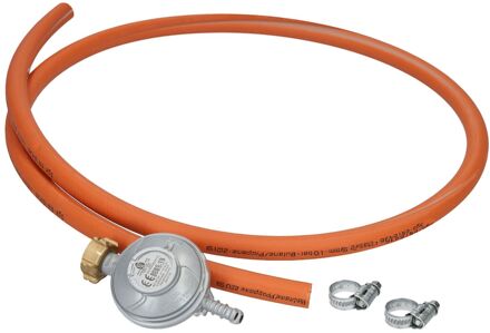 Schell Sanivesk Shell Gasset Slang 1,5m + Drukregelaar Propaan 37mbar