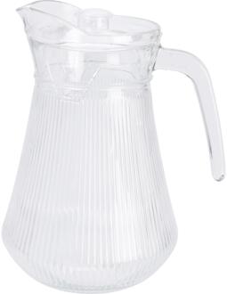 Schenkkan glas 1,5L transparant
