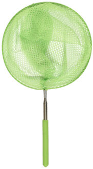 Schepnet - telescopisch- 70 cm - groen - aluminium - visnet / vlindernet - uitschuifbaar