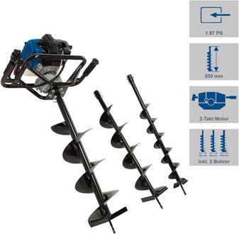 Scheppach EB2000 Grondboormachine | Met 3 Boren - 5904704903