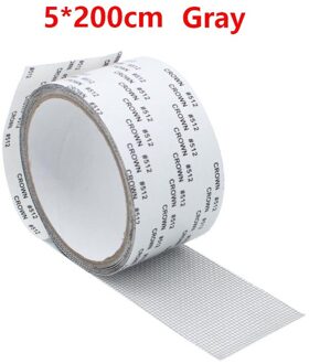 Scherm Reparatie Tape Venster Deur Waterdichte Patch Zelfklevende Super Fix Anti-Insect Deur Klamboe Mesh Gebroken gaten Reparatie grijs