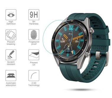 Scherm Te Beschermen Glas Voor Huawei GT GT2 Horloge Screen Protector Gehard Glas explosieveilige Anti-kras Beschermfolie 46MM