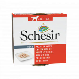 Schesir Hond Blik 150 g Kipfilet&Rund