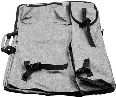 Schets Opbergtas Grote Capaciteit Student Schetsblok Rugzak Schilderen Tool Tas Multifunctionele Draagbare Opslag Art Supplies grijs 4K