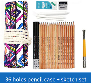 Schets Potlood Set Beginner Tekening Art Soft Medium Harde Houtskool Professionele Student Schetsen Gereedschap Kunst Levert Marco National stijl