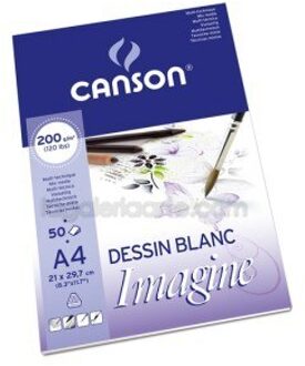 Schetsblok Canson Dessin Blanc Voorstellen A4