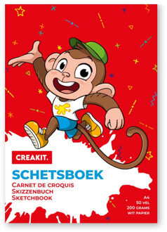 Schetsboek A4 papier - 50 vellen - Tekenboeken A4 papier - groot formaat - Tekeningen maken Wit