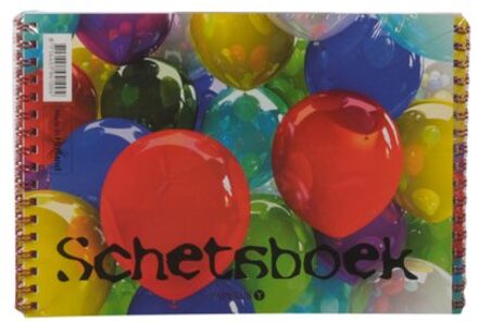 Schetsboek Papyrus ballon A4 120gr 20vel Wit