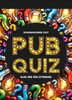 Scheurkalender 2027 Pubquiz -   (ISBN: 9789460973659)