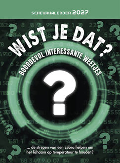 Scheurkalender 2027 Wist je dat? -   (ISBN: 9789460973680)