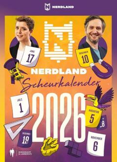 Scheurkalender Nerdland 2026 -  Hetty Helsmoortel, Lieven Scheire (ISBN: 9789493428959)
