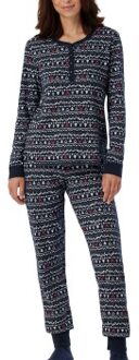 Schiesser 2-set Pyjama And Socks X-Mas Gifting Set * Actie * Versch.kleure/Patroon,Blauw - Small,Medium,Large,X-Large
