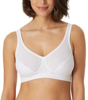 Schiesser 2 stuks 95-5 Organic Cotton Bustier With Cups Zwart,Wit - A 70,A 75,A 80,A 85,B 70,B 75,B 80,B 85,C 70,C 75,C 80,C 85