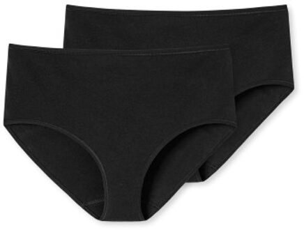 Schiesser 2 stuks 95-5 Organic Cotton Midi Briefs Beige,Zwart,Wit - Small,Medium,Large,X-Large,XX-Large,3XL,4XL
