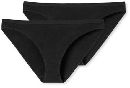 Schiesser 2 stuks 95-5 Organic Cotton Mini Briefs Beige,Zwart,Wit - X-Small,Small,Medium,Large,X-Large,XX-Large,3XL