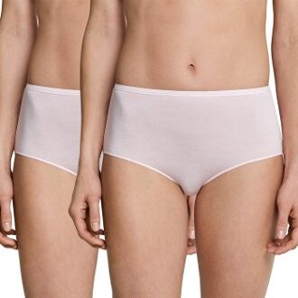 Schiesser 2 stuks Modal Essentials Midi Beige,Zwart,Roze,Blauw - Small,Medium,Large,X-Large,XX-Large,3XL,38,40,42,44,46,48,4XL