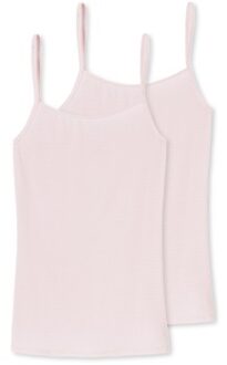 Schiesser 2 stuks Modal Essentials Spaghetti Strap Tops Beige,Zwart,Roze,Blauw - Small,Medium,Large,X-Large,XX-Large,3XL,36,38,40,42,44,46,48,4XL