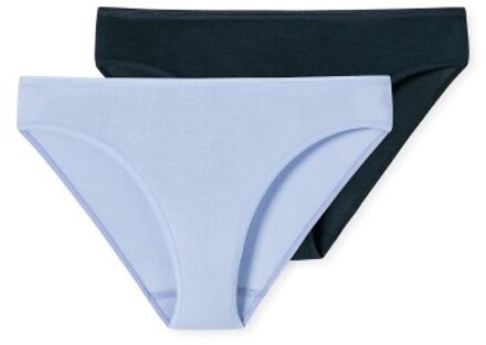 Schiesser 2 stuks Modal Essentials Tai Versch.kleure/Patroon,Roze,Blauw,Wit - 36,40,42,44,46