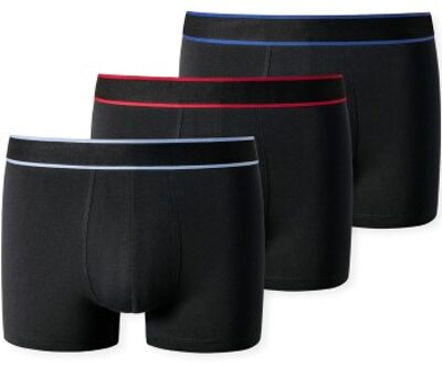 Schiesser 3 stuks 95-5 Boxer Shorts * Actie * Zwart,Groen,Versch.kleure/Patroon - Small,Medium