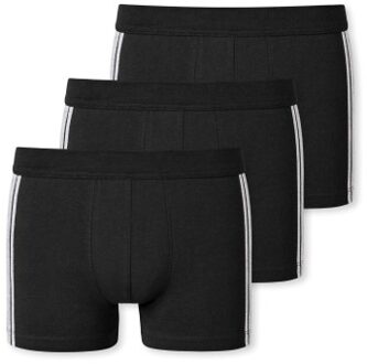 Schiesser 3 stuks 95-5 Stretch Shorts * Actie * Zwart - Small,Medium,Large,X-Large,XX-Large,3XL,4XL