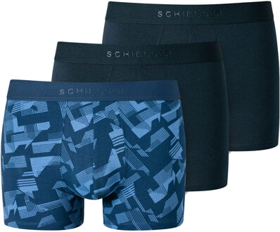 Schiesser 95/5 boxershorts blauw - L