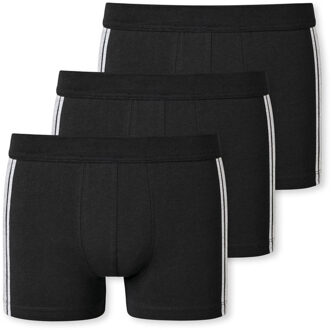Schiesser 95/5 Stretch shorts (3-pack) - zwart -  Maat: M