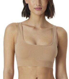 Schiesser Bustier Seamless Top Beige,Zwart - Small,Medium,Large,X-Large,XX-Large