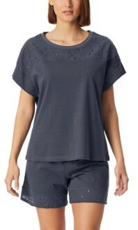 Schiesser Casual Nightwear Short Pyjama Set * Actie * Grijs - 36,38,40,42,44,46,48