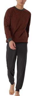 Schiesser Comfort Essentials Long Pyjamas Blauw,Rood,Versch.kleure/Patroon - 48,50,52,54,56