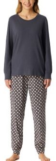 Schiesser Comfort Essentials Pyjama Set Grijs - X-Large,XX-Large,3XL,4XL