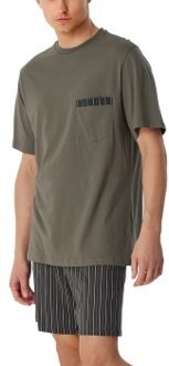 Schiesser Comfort Nightwear Short Pyjamas Bruin,Versch.kleure/Patroon - 48,50,52,54,56,58