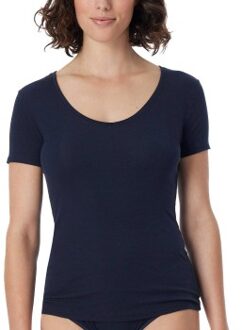 Schiesser Fine Rib T-shirt Geel,Beige,Blauw - X-Small,Small,Medium,Large,X-Large,XX-Large,3XL