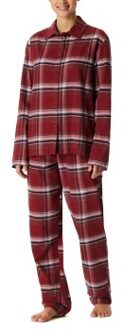 Schiesser Long Sleeve Pyjamas Rood - 38,40,42,44,46