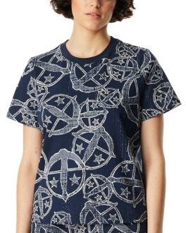 Schiesser Mix and Relax Short Sleeve Shirt Blauw,Wit,Versch.kleure/Patroon - X-Small,Small,Medium,Large,X-Large,XX-Large