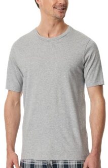 Schiesser Mix and Relax T-shirt Grijs,Blauw - Small,Medium,Large,X-Large,XX-Large,3XL