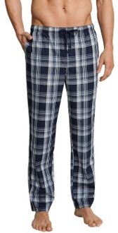 Schiesser Mix and Relax Woven Lounge Pants Versch.kleure/Patroon,Blauw - Small,Medium,Large,X-Large,XX-Large,Large-Tall
