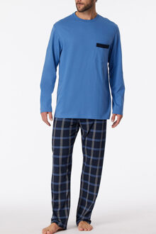 Schiesser pyjama blauw Blue - L