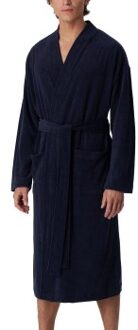 Schiesser Terry Bathrobe Grijs,Rood,Blauw - Small,Medium,Large,X-Large