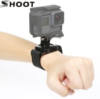 SCHIETEN 360 Graden Rotatie Camera Wrist Strap Mount voor GoPro Hero 8 7 5 Zwart Xiaomi Yi 4K Sjcam eken H9 Actie Camera Accessoire