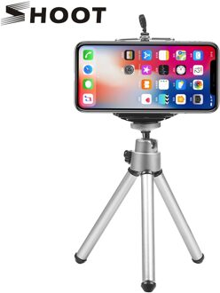 Schieten Mini Flexibel Statief Voor Iphone 11 Pr Xr 8 Samsung Xiaomi Huawei Mobiele Telefoon Met Telefoon Clip Statief Stand voor Mobiele Telefoon
