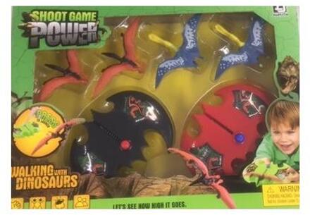 Schietspel dino 6-delig