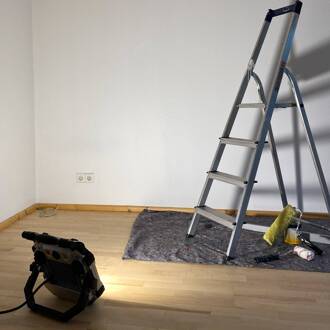 Schijnwerper Allach, dimbaar, 2 stopcontacten zilvergrijs, zwart