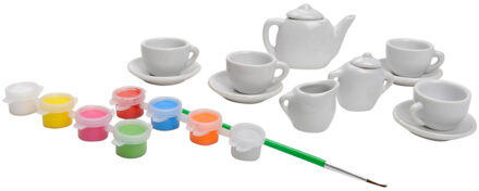 Schilder je eigen theeservies mini