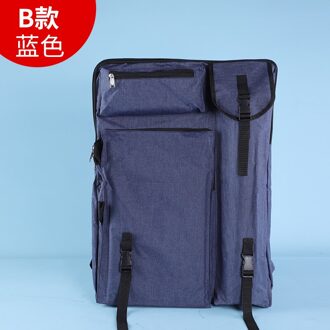 Schilderen Zak/4K Waterdichte Grote Draagbare Opslag Art Schilderen Tas/8K/4K Student Tekening board Bag/Kind Tekentafel Tas azuur blauw