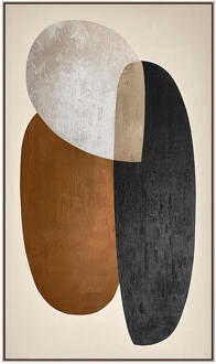 Schilderij Abstract Warm - 118x70 Cm - MDF - Multikleur